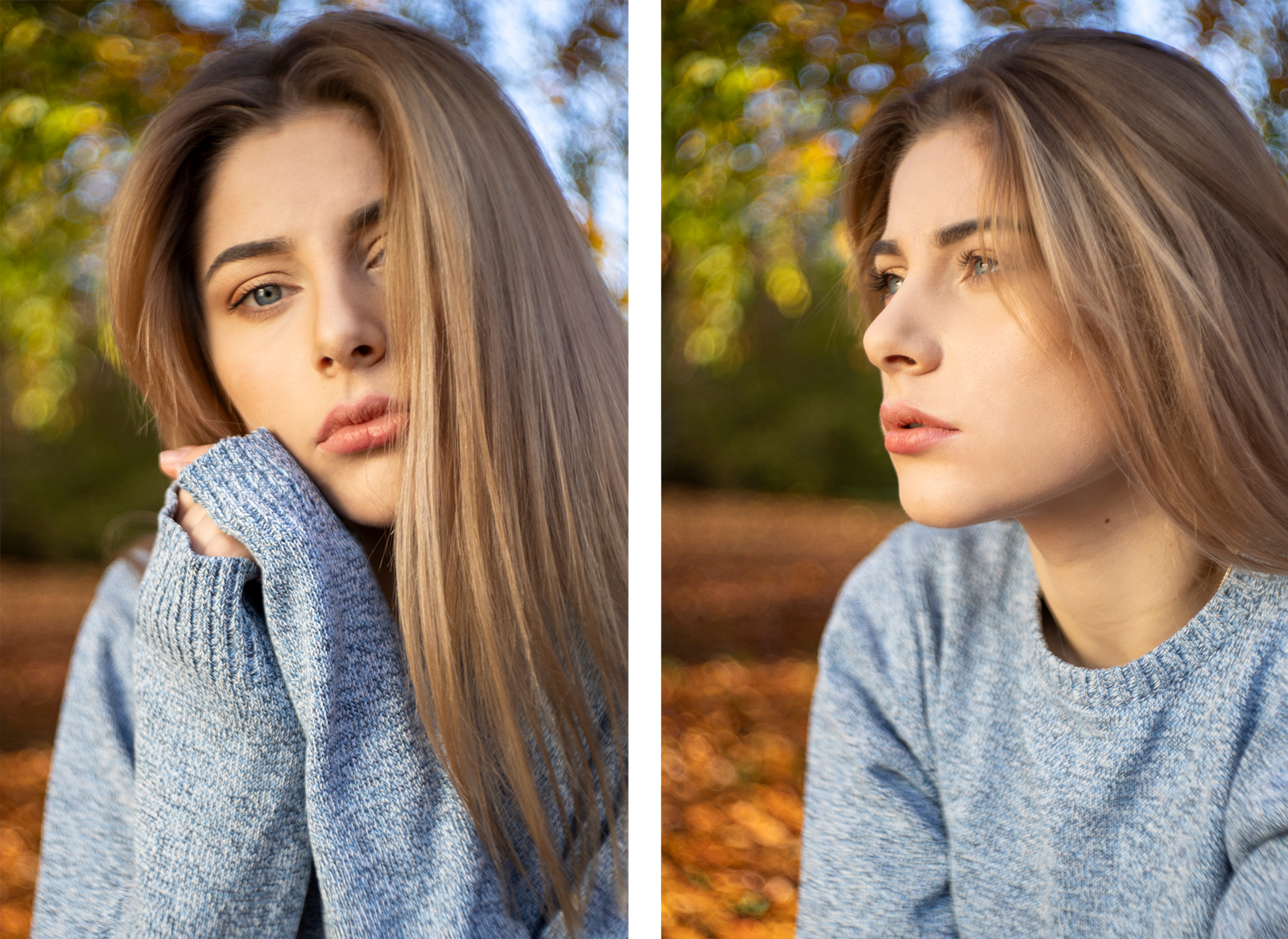 Portret wykonany Trioplanem 50 mm
